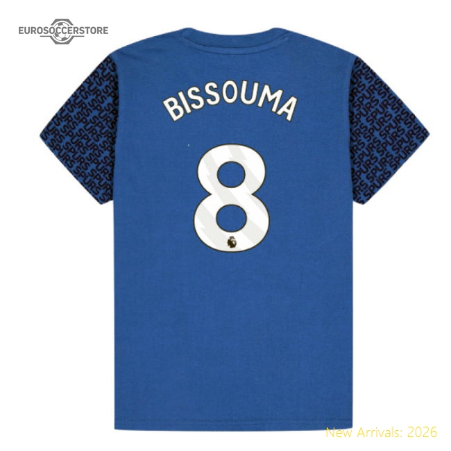 Tottenham Hotspur Graphic T-shirt (Blue) - Kids (Bissouma 8)-Vantage Point Soccer