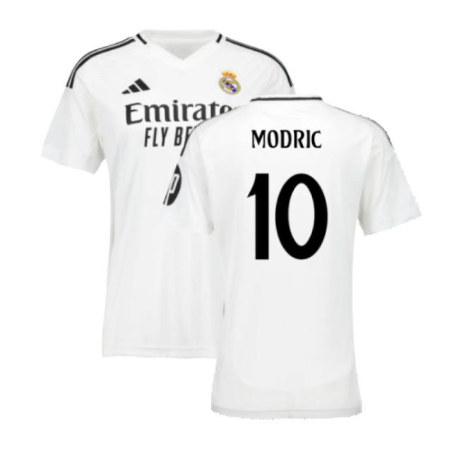 2024-2025 Real Madrid Home Shirt (Womens) (Modric 10)-Vantage Point Soccer