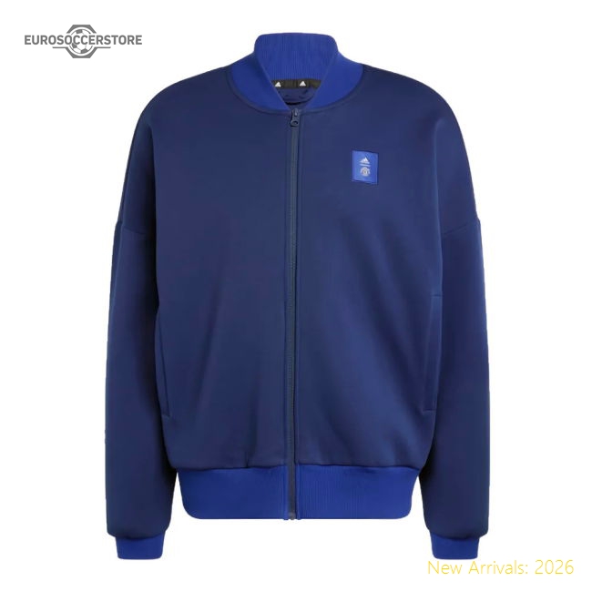 2024-2025 Man Utd Seasonal Track Top (Night Indigo)-Vantage Point Soccer