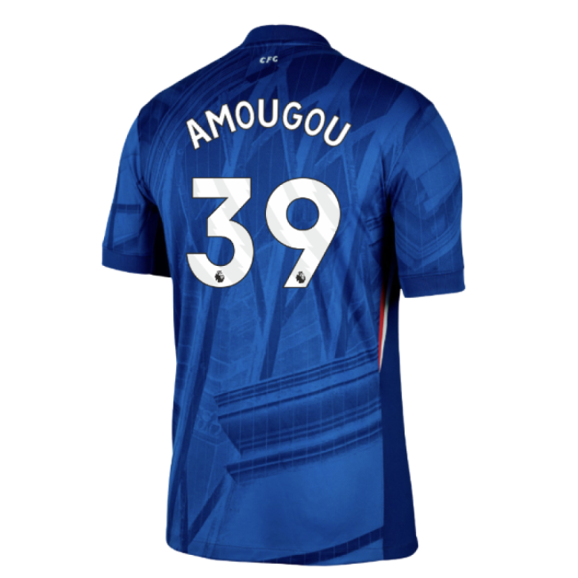 2025-2026 Chelsea Home Shirt (Amougou 39)-Vantage Point Soccer