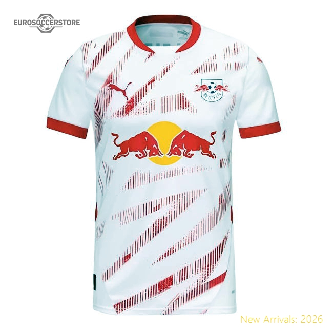 2024-2025 Red Bull Leipzig Home Shirt (Kids) (Sesko 30)-Vantage Point Soccer