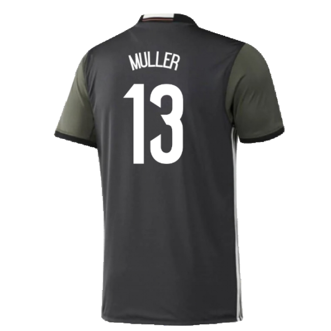 Germany 2015-16 Away Shirt ((Excellent) M) (Muller 13)-Vantage Point Soccer