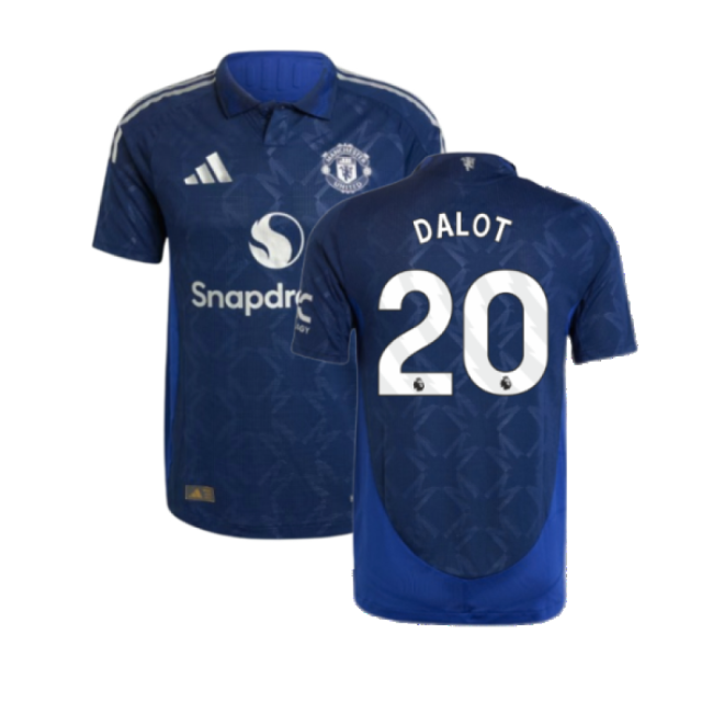 2024-2025 Man Utd Authentic Away Shirt (Dalot 20)-Vantage Point Soccer