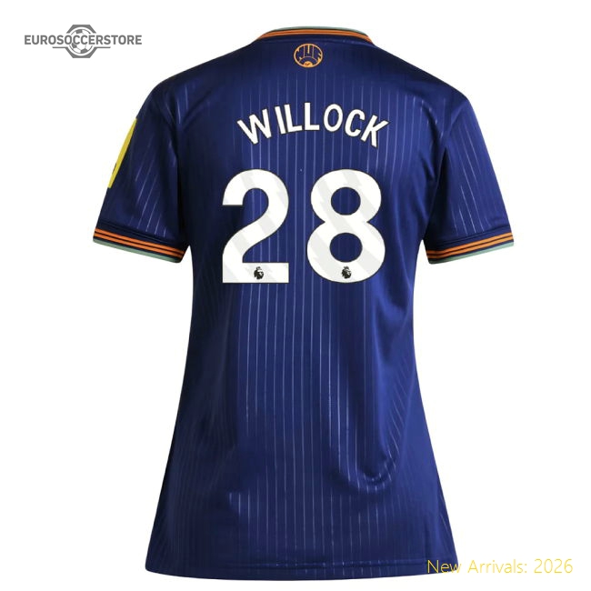 2025-2026 Newcastle Third Shirt (Womens) (Willock 28)-Vantage Point Soccer