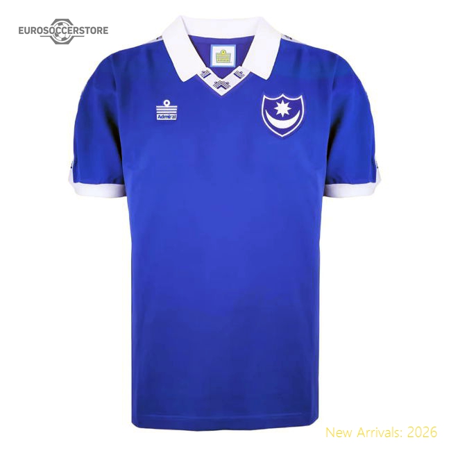Portsmouth 1978 Admiral Retro Home Shirt (Your Name)-Vantage Point Soccer