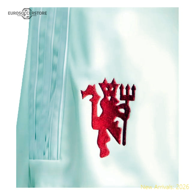 2023-2024 Manchester United Third Shorts (White)-Vantage Point Soccer