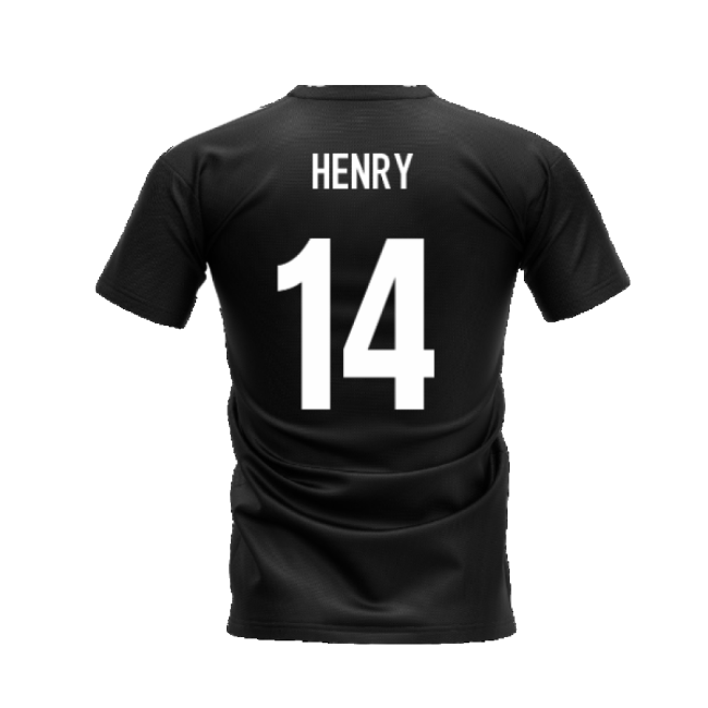 Thierry Henry Legend T-Shirt (Black) (Henry 14)-Vantage Point Soccer