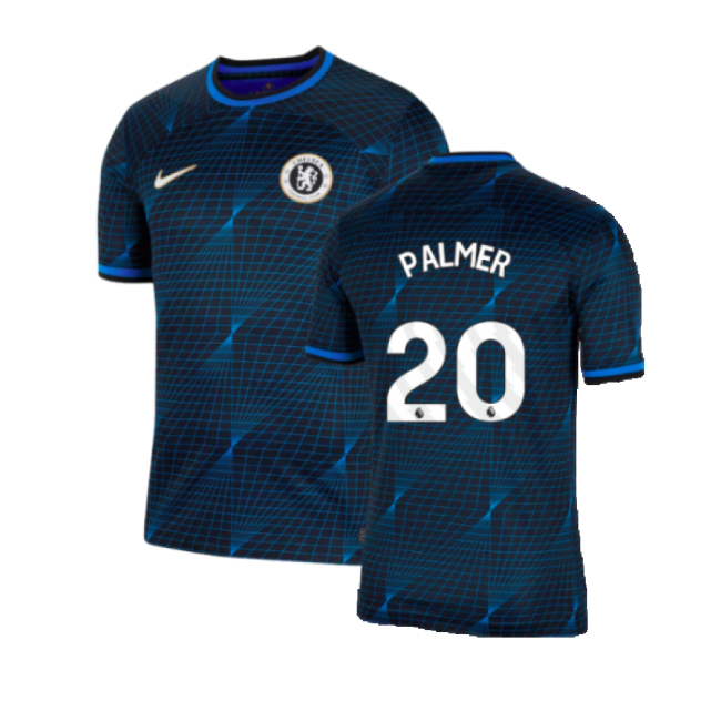 2023-2024 Chelsea Away Football Shirt (Palmer 20)-Vantage Point Soccer