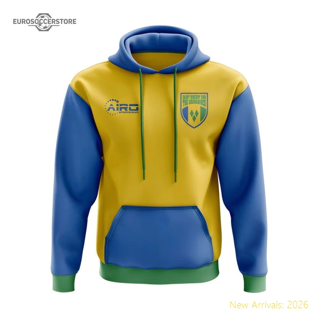 Saint Vincent And The Grenadines Concept Country Football Hoody (Yellow)-Vantage Point Soccer