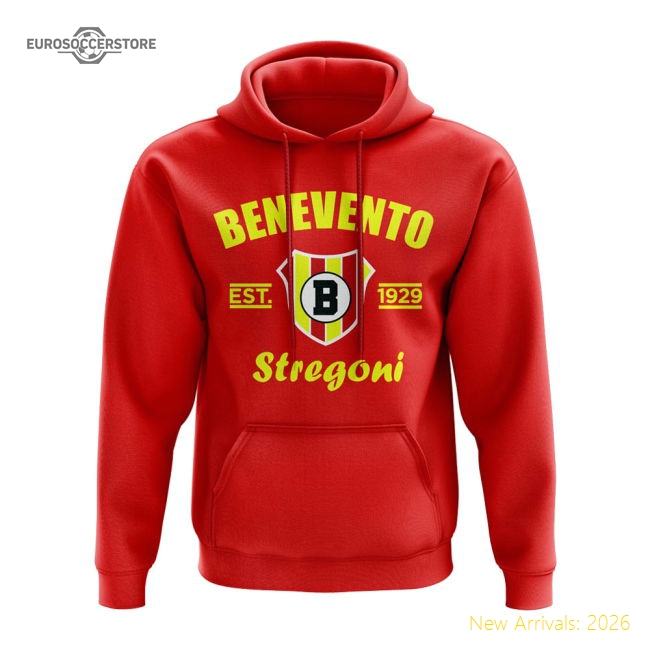 Benevento Established Football Hoody (Red)-Vantage Point Soccer