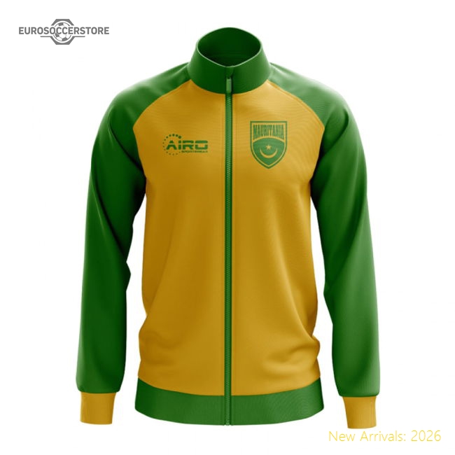 Mauritania Concept Football Track Jacket (Yellow)-Vantage Point Soccer