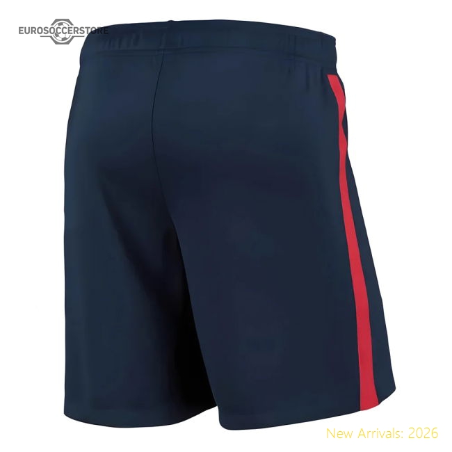 2020-2021 Atletico Madrid Home Nike Football Shorts (Navy)-Vantage Point Soccer