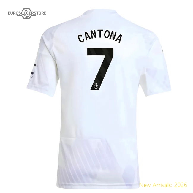 2025-2026 Man Utd Away Shirt (Kids) (Cantona 7)-Vantage Point Soccer