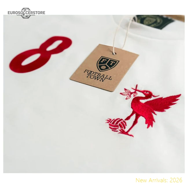 Steven Gerrard The Bird White 8 Long Sleeves-Vantage Point Soccer