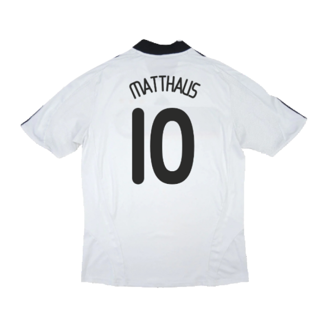 Germany 2008-09 Home Shirt ((Good) XL) (MATTHAUS 10)-Vantage Point Soccer