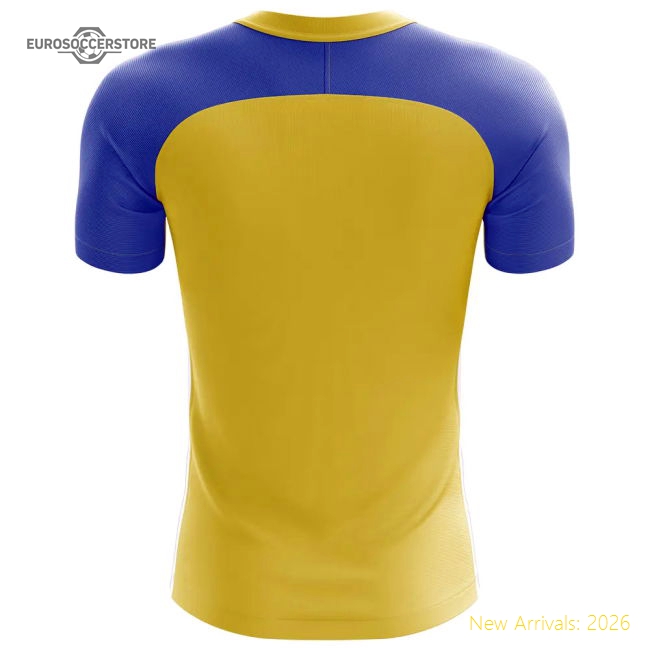 2025-2026 Ukraine Home Concept Football Shirt - Womens-Vantage Point Soccer