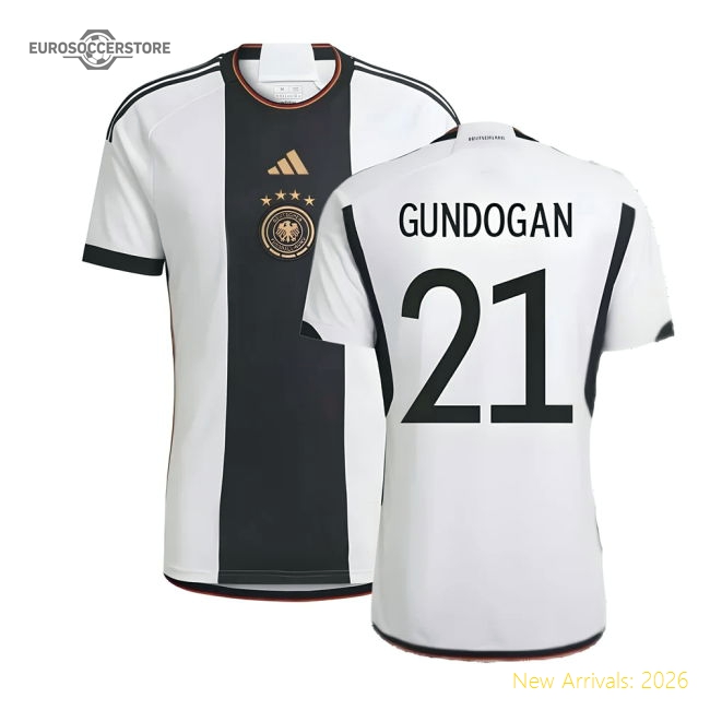 2022-2023 Germany Home Shirt (GUNDOGAN 21)-Vantage Point Soccer