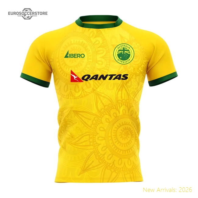 2025-2026 Wallabies Australia Home Rugby Shirt Baby-Vantage Point Soccer