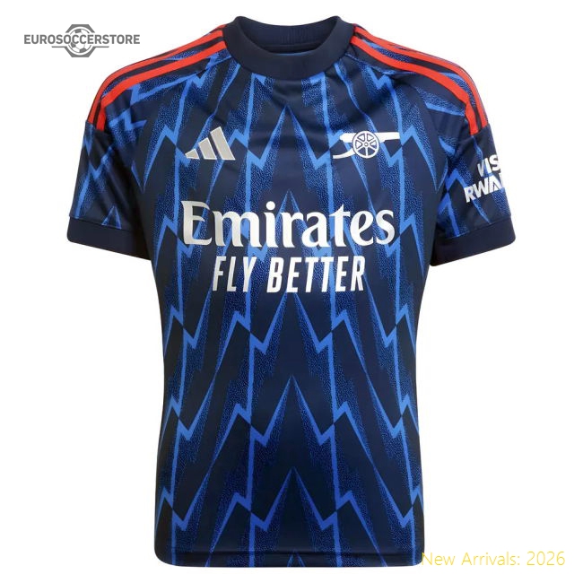 2025-2026 Arsenal Away Shirt (Kids)-Vantage Point Soccer