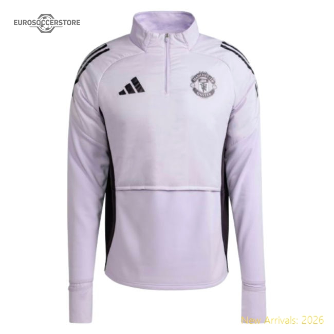 2025-2026 Man Utd Wind Top (Purple Tint)-Vantage Point Soccer