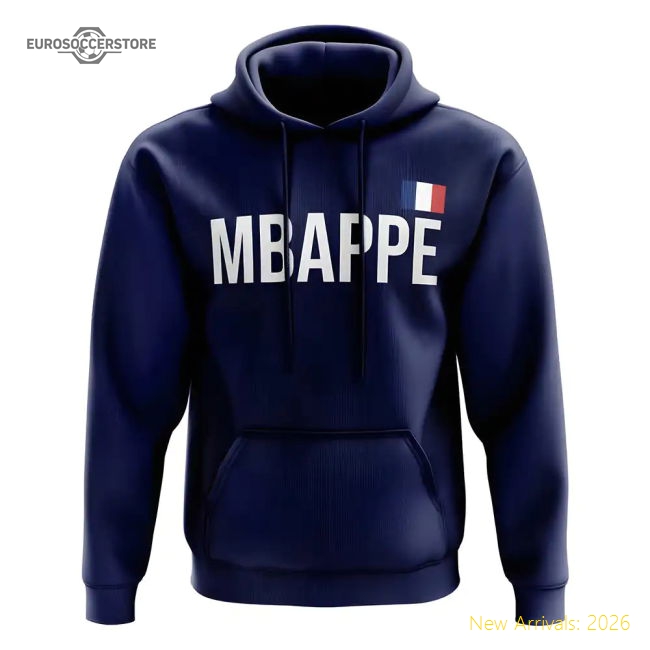 Kylian Mbappe France name hoody (navy)-Vantage Point Soccer
