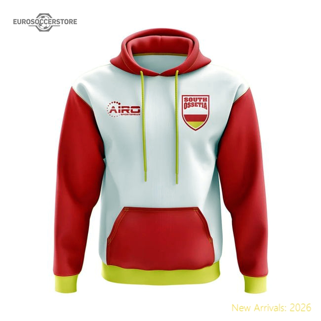 South Ossetia Concept Country Football Hoody (White)-Vantage Point Soccer