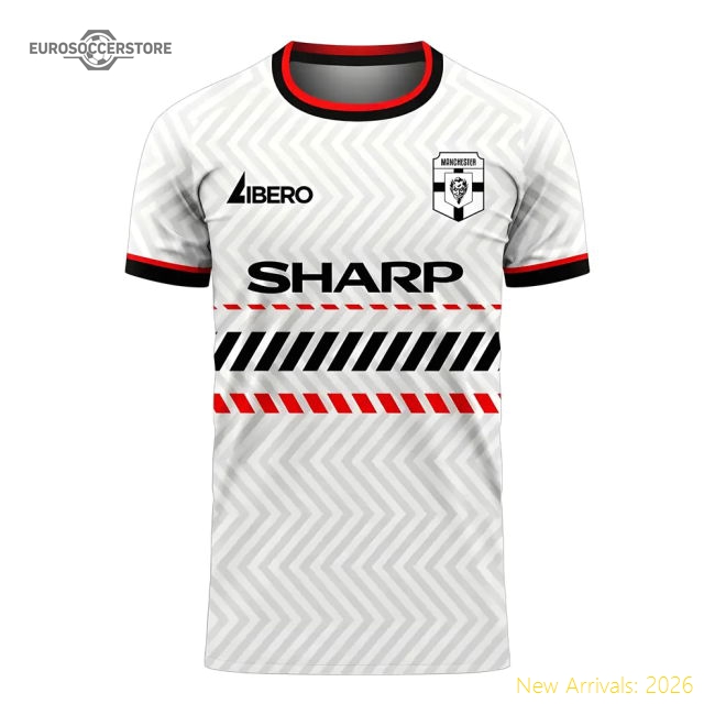 Manchester Red 2025-2026 Away Concept Football Kit (Libero)-Vantage Point Soccer