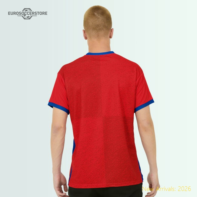 Spain Legacy Football Jersey Red (Wolvate) Adult Short Sleeve-Vantage Point Soccer