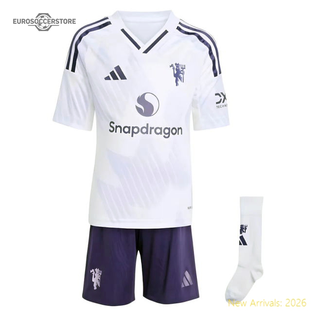 2025-2026 Man Utd Away Mini Kit-Vantage Point Soccer