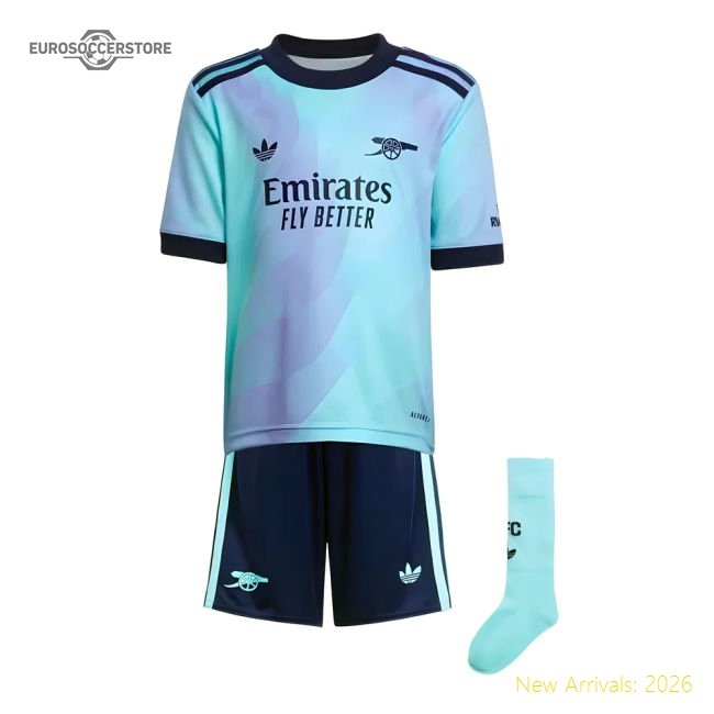 2024-2025 Arsenal Third Mini Kit-Vantage Point Soccer