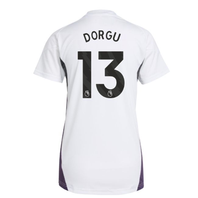 2025-2026 Man Utd Training Jersey (White) - Womens (Dorgu 13)-Vantage Point Soccer