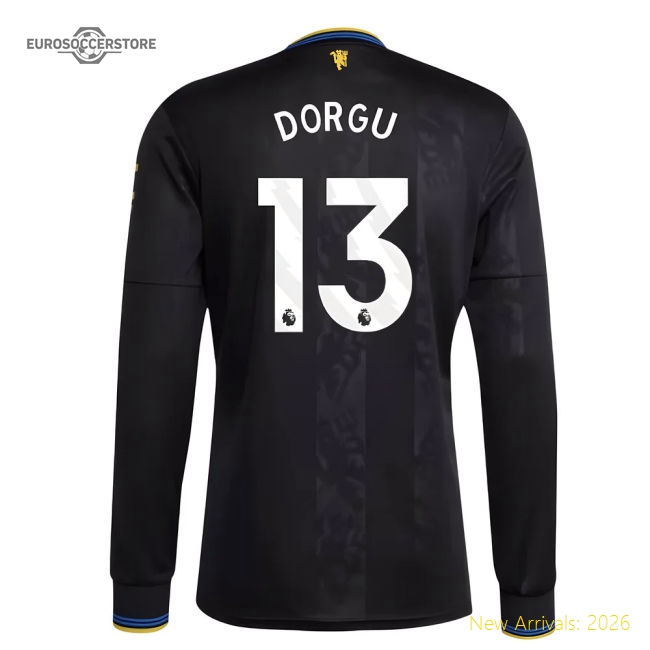 2025-2026 Man Utd Long Sleeve Third Shirt (Dorgu 13)-Vantage Point Soccer