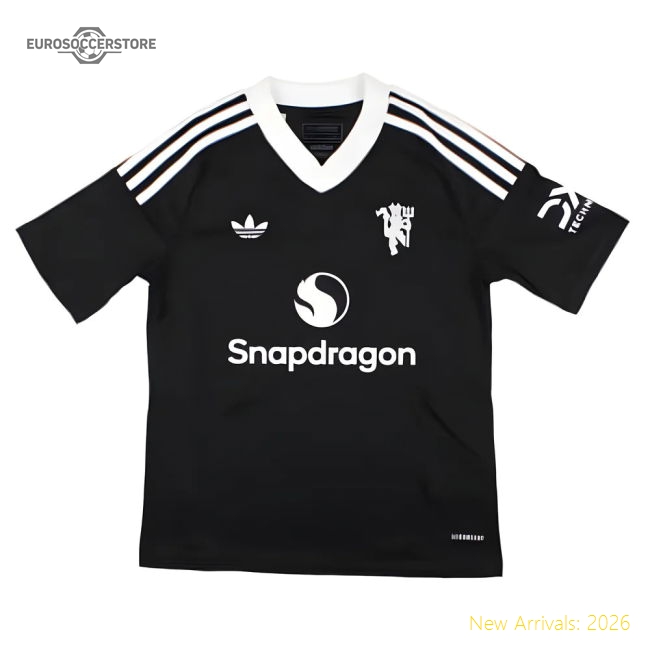 2024-2025 Man Utd Third Goalkeeper Shirt (Black) - Kids-Vantage Point Soccer