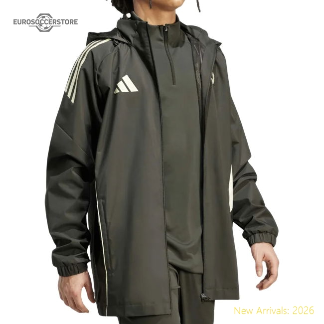 2025-2026 Real Madrid Allweather Jacket (Utility Grey)-Vantage Point Soccer