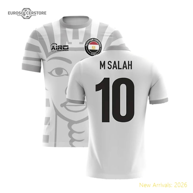 2025-2026 Egypt Airo Concept Away Shirt (M Salah 10) - Kids-Vantage Point Soccer