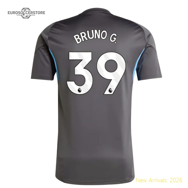2025-2026 Newcastle Training Shirt (Grey) (Bruno G. 39)-Vantage Point Soccer