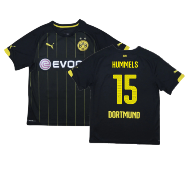 Borussia Dortmund 2014-16 Away Shirt ((Excellent) S) (Hummels 15)-Vantage Point Soccer