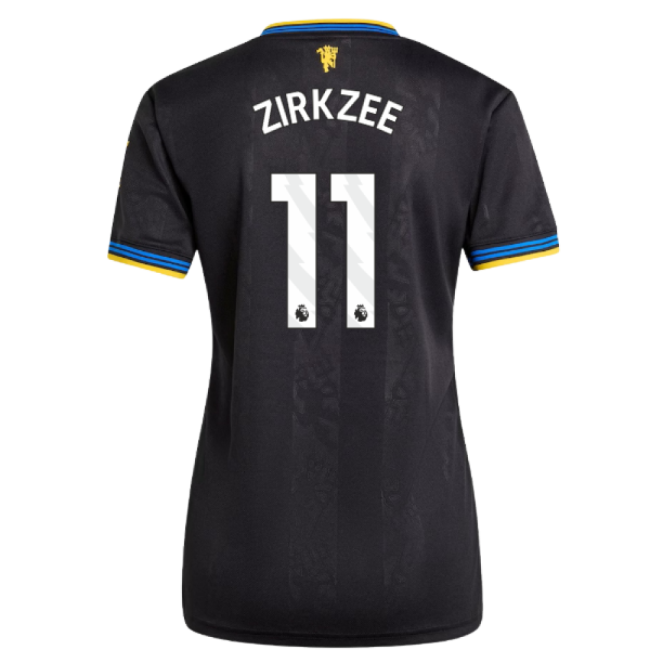 2025-2026 Man Utd Authentic Third Shirt (Womens) (Zirkzee 11)-Vantage Point Soccer