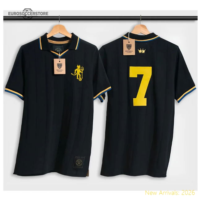 Manchester Tribute Shirt The King Cantona Black-Vantage Point Soccer