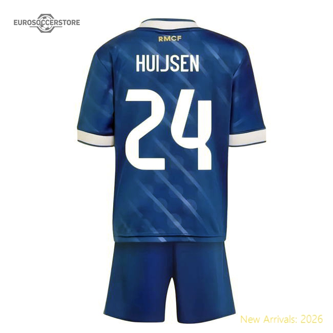 2025-2026 Real Madrid Third Youth Kit (Huijsen 24)-Vantage Point Soccer