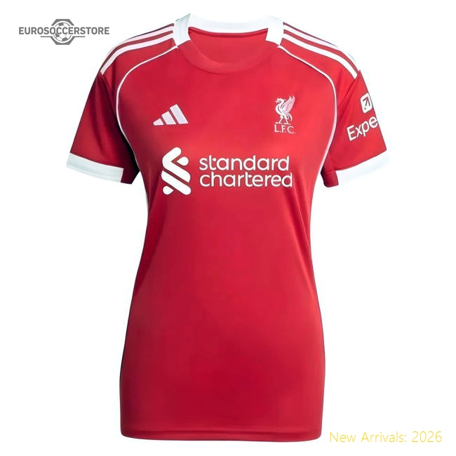 2025-2026 Liverpool Home Shirt (Womens)-Vantage Point Soccer