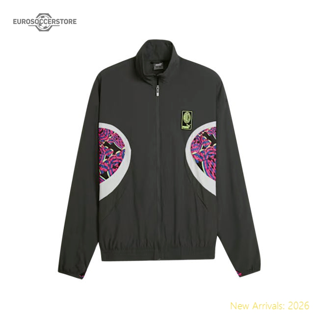 2023-2024 AC Milan FtblNrgy Woven Jacket (Strong Gray)-Vantage Point Soccer