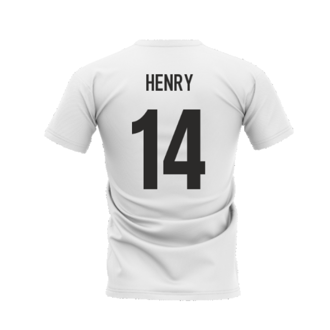 Thierry Henry Legend T-Shirt (White) (Henry 14)-Vantage Point Soccer