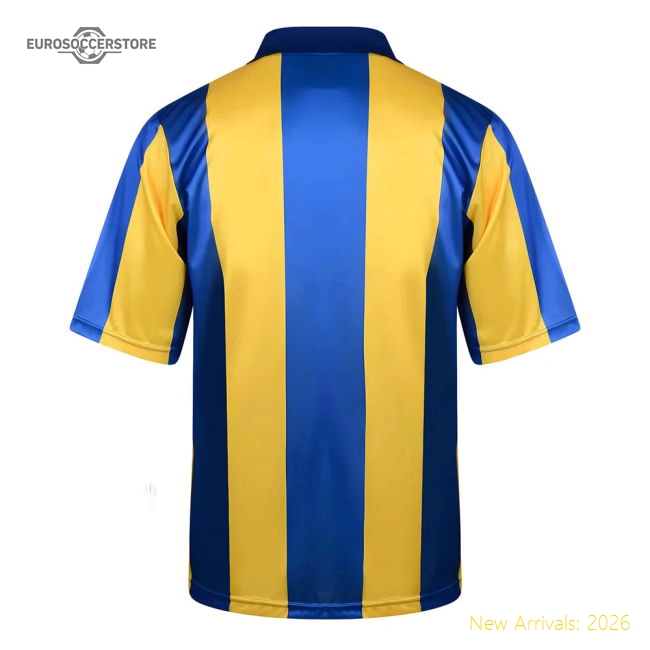 Score Draw Leeds United 1994 Away Retro Football Shirt-Vantage Point Soccer