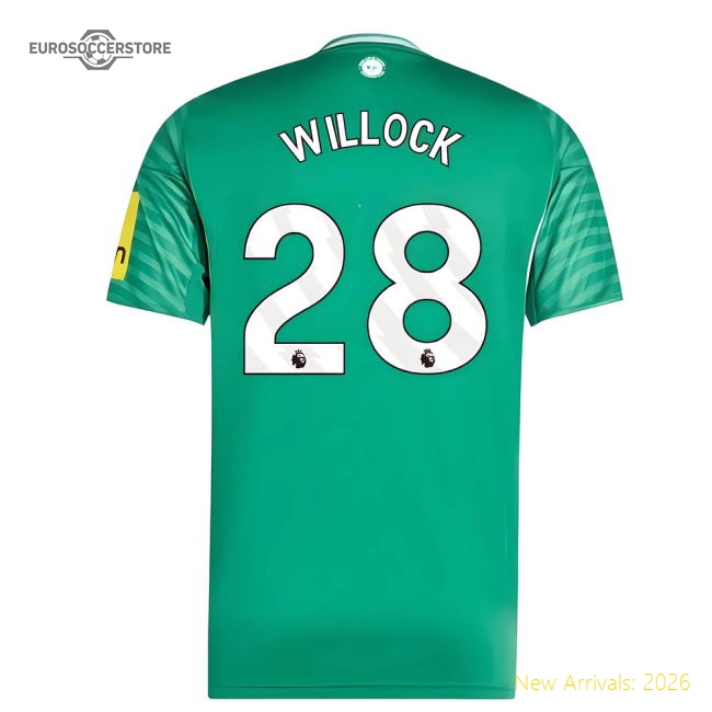 2025-2026 Newcastle Away Shirt (Willock 28)-Vantage Point Soccer