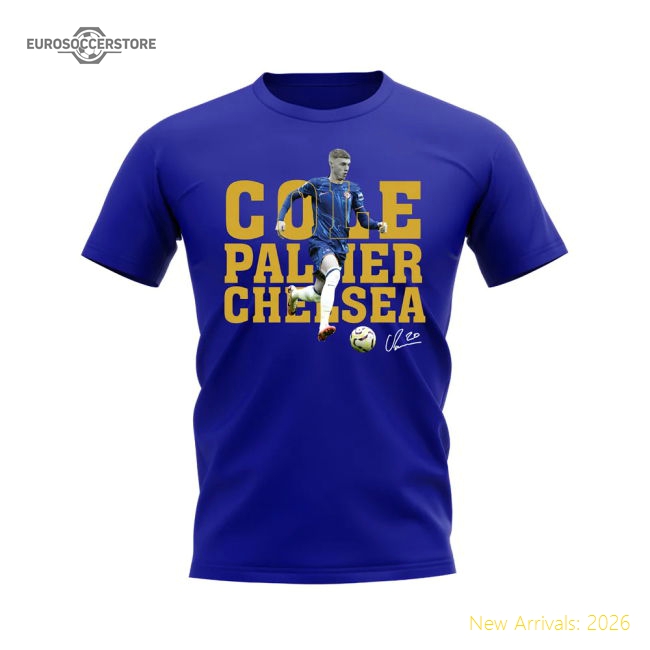Cole Palmer Chelsea Player Tee (Royal Blue)-Vantage Point Soccer