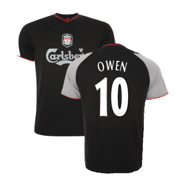 2002-2003 Liverpool Away Retro Shirt (Owen 10)-Vantage Point Soccer
