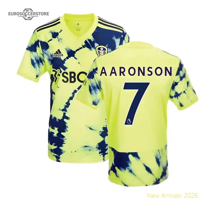 2022-2023 Leeds United Away Shirt (AARONSON 7)-Vantage Point Soccer