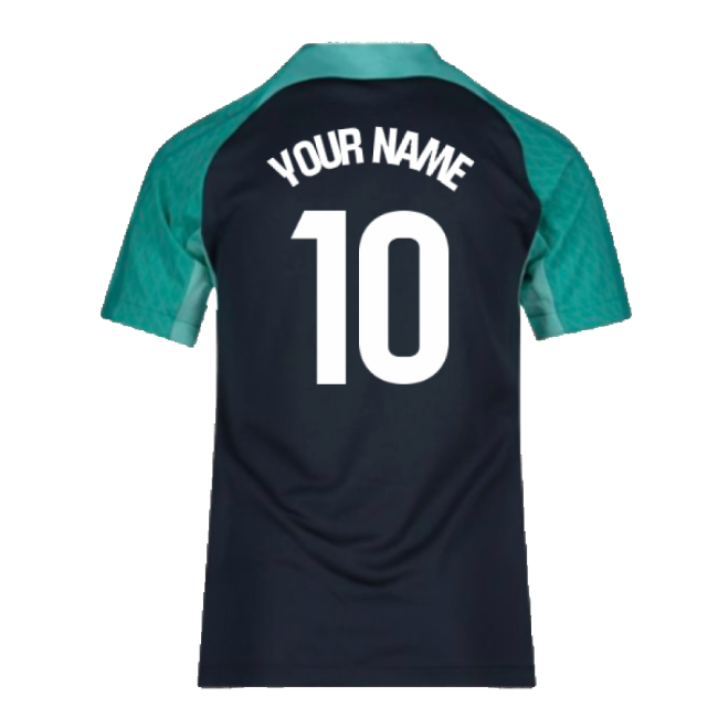 2023-2024 Barcelona Training Shirt (Thunder) - Kids (Your Name)-Vantage Point Soccer