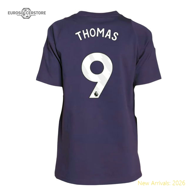 2025-2026 Man Utd Training Tee (Aurora Plum) - Kids (Thomas 9)-Vantage Point Soccer